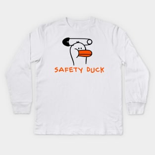 Safety Duck Kids Long Sleeve T-Shirt